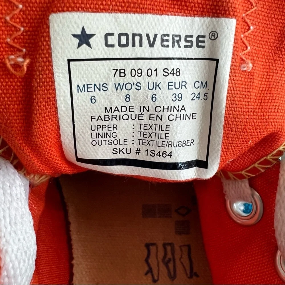 Unisex Multi Colored All Star Converse Sneakers. - Picture 8 of 8